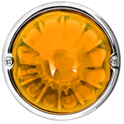 GG Grand General 92431 Stainless Steel Light Amber Watermelon Glass Lens Kit for #1156, Bulb not Included - color: Light Amber, style: 1156 Bulb Base