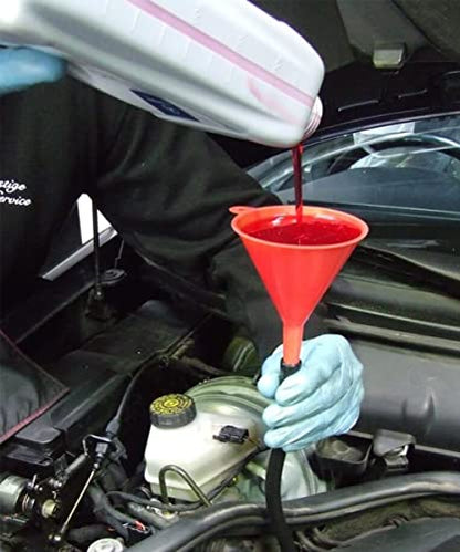 Funnels for Automotive Use,Plastic Small Funnel for Oil Change,Flexible Funnel with Long Hose for Gas,Fuel,Gasoline,Water,Fluid,Liquid Transmission