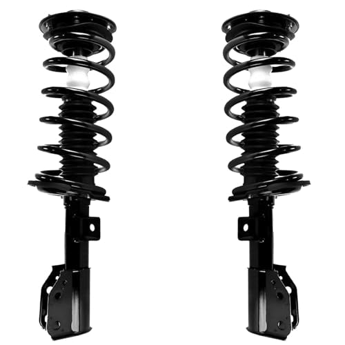 Detroit Axle - 4pc Front Struts Sway Bars for 2010-2017 Chevrolet Equinox | 2011 2012 2013 2014 2015 2016, 2 Ready Struts & Coil Springs, 2 Sway Bar Links Replacement Ready Struts Shocks Assembly - size: 4QS47450/ sway kit