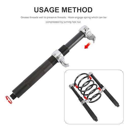 Heavy Duty 280mm Hook Coil Spring Compressor/Jaws Capacity:23~280m High Security