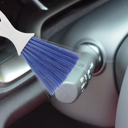Ciieeo Automotive Interior Cleaning Brush Detailing Tool with Bucket Soft Bristles Long Handle Auto Detail Cleaner Set for Vehicle Dashboard Air Vent Slit and Automobile Seat Sweeping