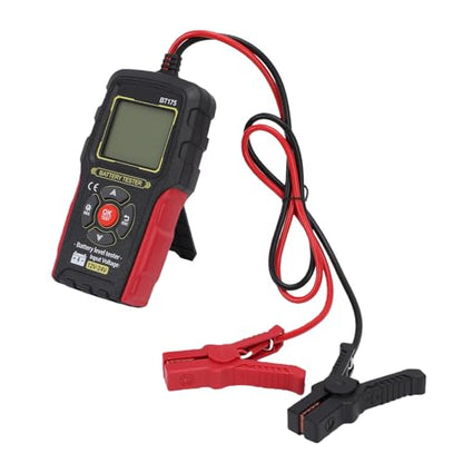 Eujgoov Car Battery Tester, 12V 24V Automotive Battery Diagnostic Tool, 50-1999 CCA Load Capacity, Digital Analyzer Voltage Meter for Cars, Trucks, Motorcycles, SUVs, Boats Use
