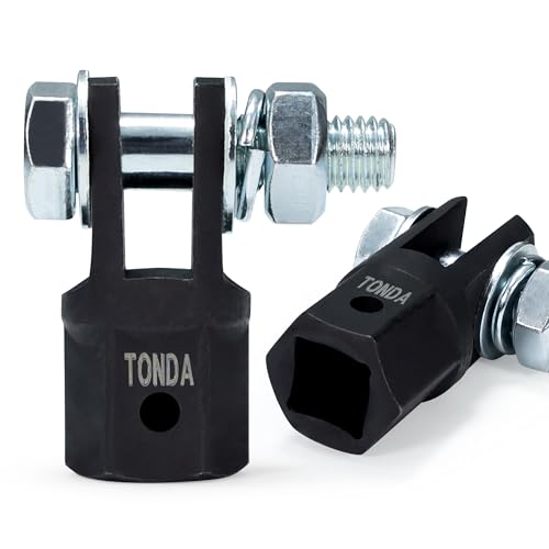 TONDA Scissor Jack Drill Adapter for 1/2 Inch Impact Wrench or 13/16 Inch Lug Wrench, 2 Pack - color: 2 PACK