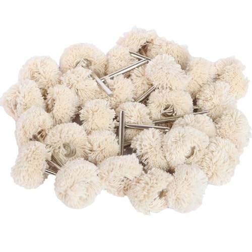 30pcs Cotton Polishing Buffing Wheel for Rotary Tool Polising Kit - Polishing Wheel or Silver Polish Wheel - Watch Polishing Kit - Jewelry Polishing Kit (Thread) - style: Thread