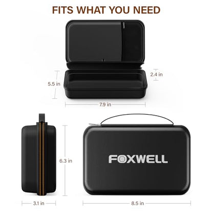 FOXWELL NT630 Plus OBD2 Scanner with ABS and SRS, ABS Auto Bleed Scan Tool & Portable Carrying Case for OBD2 Scanners & Battery Testers