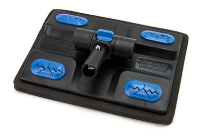 Mitt on a Stick PRO+ | Extendable Car Wash Brush, Mop, Mitt, Sponge | Blue w/ Noodle & Mesh Cover