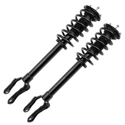 Detroit Axle - 3.6L Front Struts Rear Shocks for 11-15 Grand Cherokee Dodge Durango, 2011 2012 2013 2014 2015 Struts with Coil Spring Shock Absorbers Assembly Replacement Suspension Kit - size: 4AQ50683/ strut shock kit
