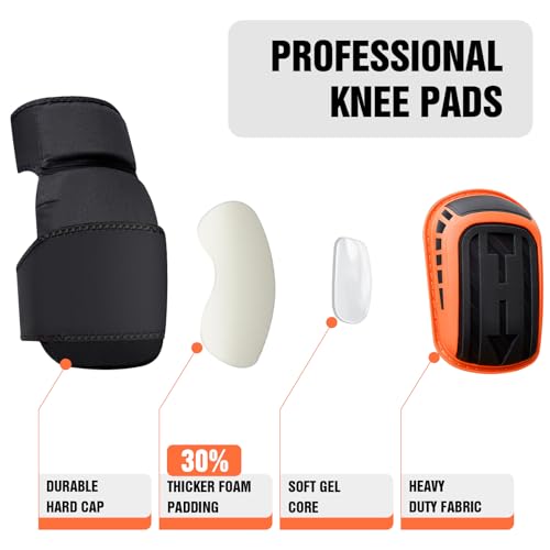 Knee Seat for Work, Kneeler Seat for Gardening Farm Work,Kneeling Pad with Detachable Seat, Ergonomic Kneeler & Kneeling Seat for Construction,Tiling Flooring, Cleaning, Knee and Ankle Support