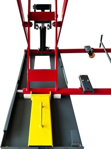KT-X77 Portable Mid Rise Scissor Lift 7000Lbs Capacity, 39.37" Max Height 110V/60Hz/1PH, Adjustable Heavy Duty Quick Jack Manual Release