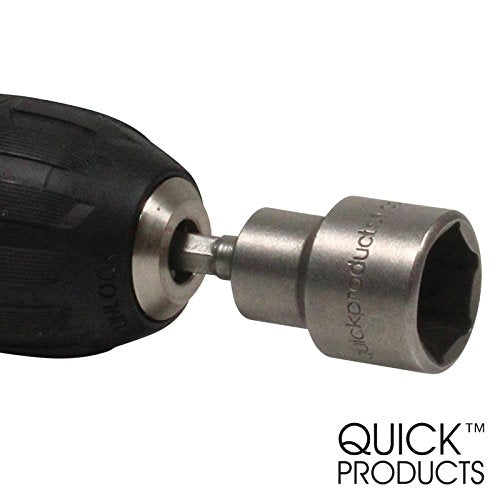 Quick Products QPLSJS Deluxe Quick-Connect Heavy-Duty Scissor Jack Leveling Socket for Power Drill - Each - size: Each
