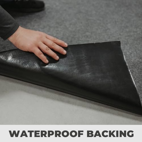 Heavy Duty Multi-Use Garage Mats – Set of 2 Extra Large Rolls (49.2” x 234” Each), Durable Non-Slip Floor Protection for Garage, Gym, Workshop & Industrial Use - size: 19' x 4' (Each)