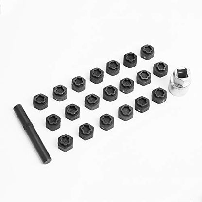 WINTOOLS Compatible for 22PC Anti-Theft Wheel Locking Bolt Nut Key Removal Set Wheels Locks for BMW