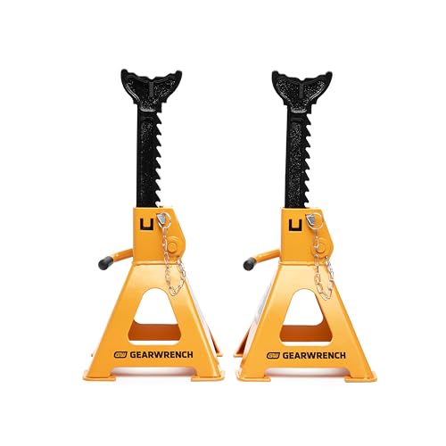GEARWRENCH 3 Ton Ratcheting Jack Stands - Pack of 2 | GWJS3T - style: 3 Ton