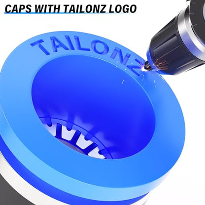 TAILONZ PNEUMATIC Straight Push Connectors Plastic Quick Release Connectors Air Line Fittings for 6 8 10 12 14 Tube (50 pcs) - size: 1/4''OD/5/16''OD/3/8''OD/1/2''OD/9/16''OD, style: 50PCS