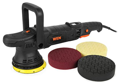 WEN Dual Action Polisher, 5-Inch Professional Grade, 8-Amp with Paddle Switch, 15mm Throw and LED Display (AA6158) - size: Corded 5-Inch