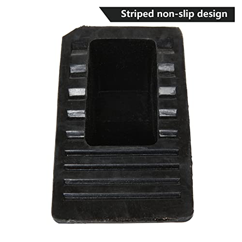CertBuy 4 Pack Wheel Chock for Trailers, RV Wheel Chocks Heavy Duty, Black Rubber Wheel Chocks, Trailer Wheel Chocks for Car, Travel Trailers, RV, Truck, and ATV, 6.3"×4"×4"