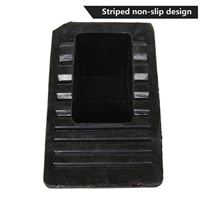 CertBuy 4 Pack Wheel Chock for Trailers, RV Wheel Chocks Heavy Duty, Black Rubber Wheel Chocks, Trailer Wheel Chocks for Car, Travel Trailers, RV, Truck, and ATV, 6.3"×4"×4"