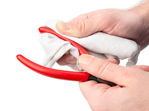 TEKTON 6 Inch 70-Degree Long Nose Pliers | PGF10406 - color: Serrated Jaw, size: 6 Inch 70-Degree Bent