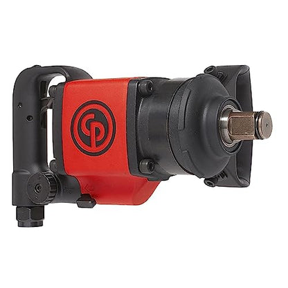 Chicago Pneumatic CP7773D Air Impact Wrench (1 Inch), Air Impact Gun Industrial Repair & Assembly Tool, D-Handle, Twin Hammer, Max Torque Output 1300 ft. lbf/1760 Nm, 6600 RPM - style: Without Extension