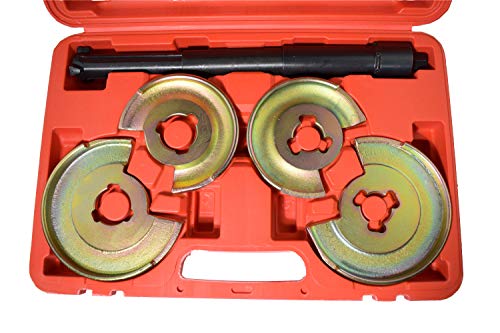 Supercrazy Coil Spring Compressor Tool Suspension Strut Interchangeable Fork Coil Extractor Set Compatible with Mercedes Benz
