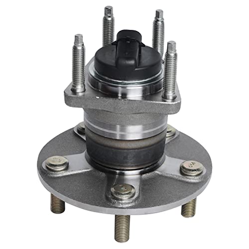 Detroit Axle - 2 Rear Wheel Bearing Hubs for Chevy Malibu 2004-2012 HHR 2008-2010 Cobalt 2009-2010 Pontiac G6 2005-2010 Saturn Aura 2007-2009, 5 Lug w/ABS Replacement Wheel Bearing and Hubs Assembly - style: 512285 x2/Pair