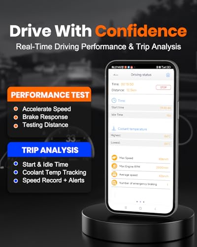 ANCEL AD310 Pro Bluetooth OBD2 Scanner with Battery Tester, Check Engine Light Code Reader & Car Diagnostic Tool, Read/Clear Codes, Live Data, Battery Health & Charging Test for 1996+ Vehicles