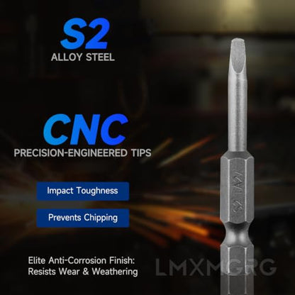 7PCS Triangle Screwdriver Set Triangle Bit Set S2 Alloy Steel 2"/50mm 1/4 Hex-Shank Tamper-Proof Security Bit TA18 TA20 TA23 TA25 TA27 TA30 TA46 - color: Triangle Head