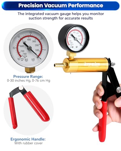 ATP 2 in 1 Brake Fluid Bleeder Oil Change Hand Held Vacuum Pump Tester Kit