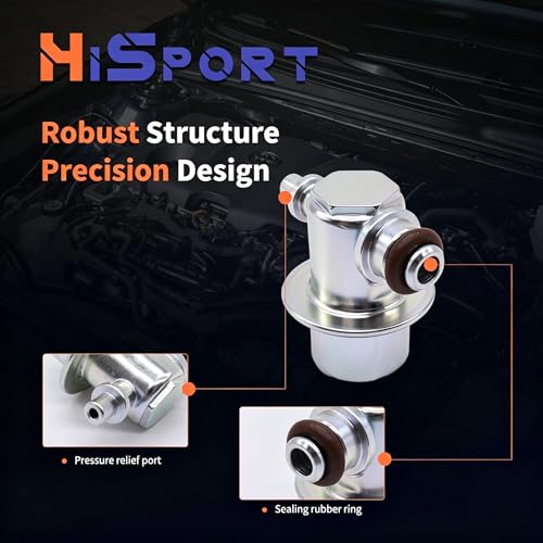HiSport Fuel Injection Pressure Regulator PR4037 Replacement for Lexus SC300 SC400 1998 1999 2000 for Toyota Supra 1998 - size: HSFPRR4037