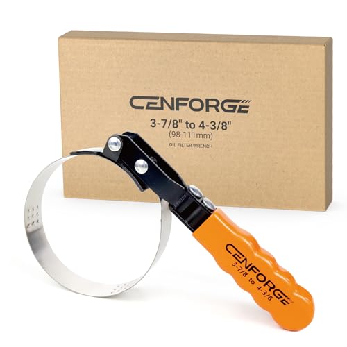 Anti-Slip Swivel Oil Filter Wrench, Oil Filter Removal Tool for Car Repairs, Extra Large Size Fits Filters 3-7/8" to 4-3/8" - size: Extra Large (3-7/8" - 4-3/8")