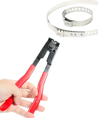 RACOONA CV Boot Clamp Tool Kit, Car Accessories, Automotive Hose Axle Plier with 8pcs CV Boot Clamps