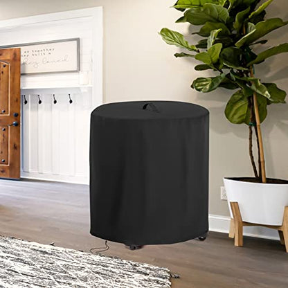 Kingling Cover for Shop Vac for 6 Gallon Shop Wet Dry Vacuums | Wet and Dry Shop Vacuum Cleaners Dust Cover Protection Black - 16''D x 20.8''H - size: 16''D x 20.8''H