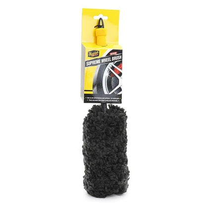 Meguiar's X1902EU Supreme Microfibre Wheel Brush, Medium, Completely Safe Wheel Cleaning, Black - size: Medium