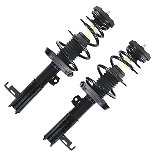Detroit Axle - 2.0L & 2.4L 4pc Front Struts Sway Bars for Buick 2012-2016 Regal, Struts & Coil Spring Sway Bar End Links 2013 2014 2015 Replacement Suspension Kit Ready Struts Shocks Assembly - size: 4QS47414/ sway kit