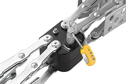 X-Shaped RV Stabilizer Wheel Chock (Allow Drill Adjust) Dual Axel RV Travel Trailer Camper Tire While Camping -1 Pack - size: 1 Pack