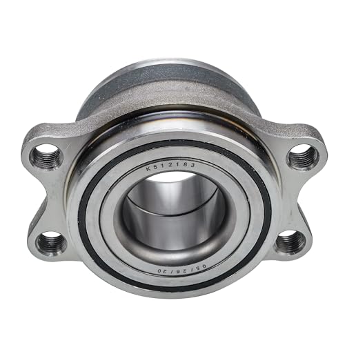 Detroit Axle - Pair Rear Wheel BearingHub Assembly for 2000-2004 Subaru Legacy Outback, 2003-2006 Baja Non-ABS, 2000 2001 2002 2003 2004 512183 - style: 512183 x2/Pair