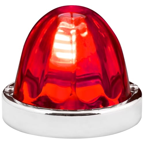 GG Grand General 92432 Stainless Steel Red Watermelon Glass Lens Kit for #1156, Bulb not Included - color: Red, style: 1156 Bulb Base