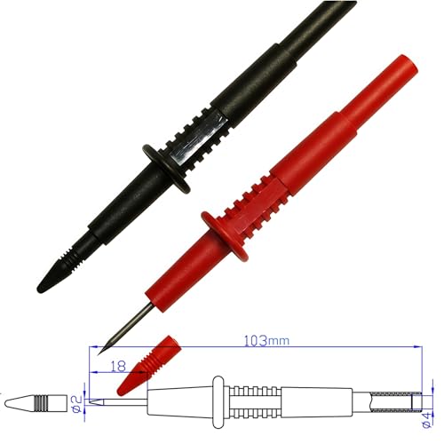 Test Lead Set,4mm Banana Plug (TH-6-KIT)