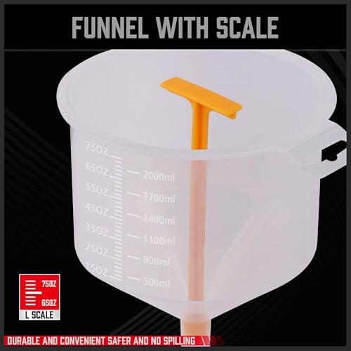 Ultimate No Spill Coolant Funnel Kit - 19-Piece Spill-Free Radiator Funnel Set, Spill Proof Radiator Bleeder Kit, Coolant Filling, Radiator Filler, Extra Funnels and Adapters for Universal Vehicle - size: 19 PCS - Classic Edition