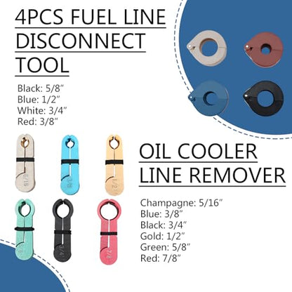 Handor Master Quick Disconnect Tool Kit with Fuel and AC Disconnect Pliers Fuel Line Disconnect Tool Set AC Line Removal Tool Fuel Line Disconnect Tool