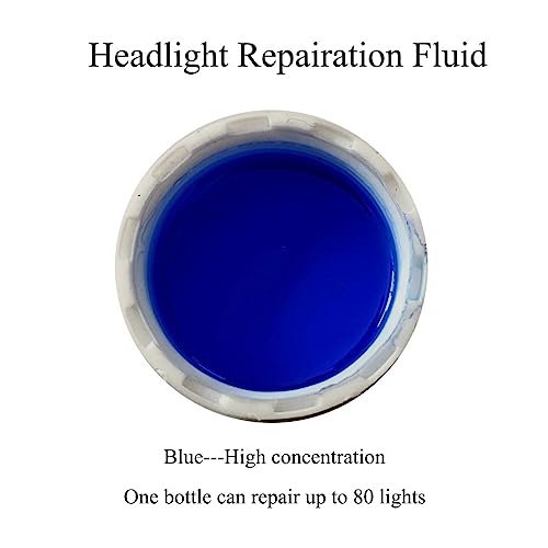 600ML Headlight Restoration Liquid,Automobile Headlight Lens Polish Repair Liquid, Car Headlight Scratch Restoring Fluid for Repair Headlight Yellowing, Haze, Scratches - size: 600ML
