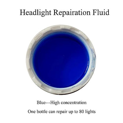 600ML Headlight Restoration Liquid,Automobile Headlight Lens Polish Repair Liquid, Car Headlight Scratch Restoring Fluid for Repair Headlight Yellowing, Haze, Scratches - size: 600ML
