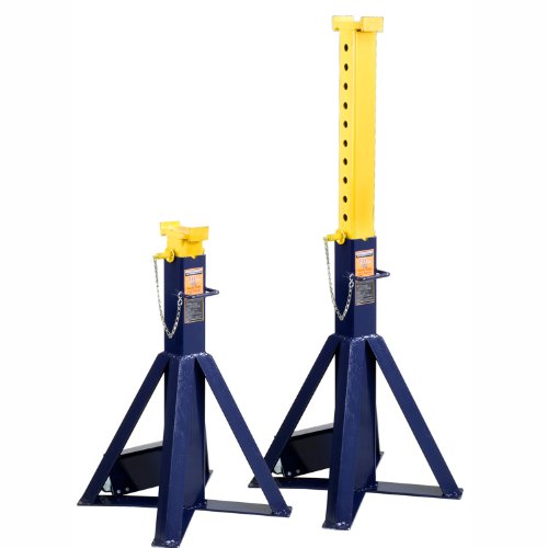 Hein-Werner HW93511 Blue High Reach Jack Stand - 10 Ton Capacity