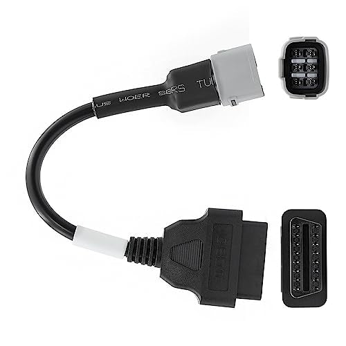OBD2 OBDII Diagnostic Cable 6 Pin to 16 Pin Adapter Compatible with Suzuki Motorcycle - color: For Suzuki 6Pin