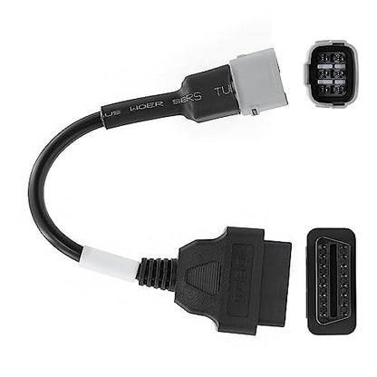 OBD2 OBDII Diagnostic Cable 6 Pin to 16 Pin Adapter Compatible with Suzuki Motorcycle - color: For Suzuki 6Pin