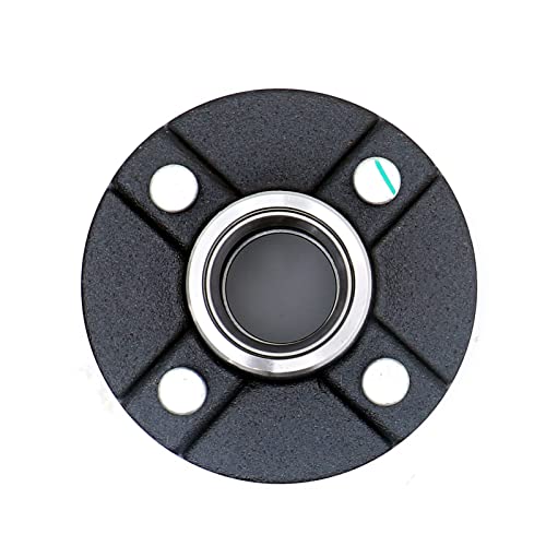 4-Bolt On 4 Inch Hub Assembly, Includes (1) Square Shaft 1-1/16 Inch Straight Spindle & Bearings,Trailer Hub Kit,Set of 1 - size: GL4853C*1