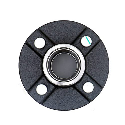 4-Bolt On 4 Inch Hub Assembly, Includes (1) Square Shaft 1-1/16 Inch Straight Spindle & Bearings,Trailer Hub Kit,Set of 1 - size: GL4853C*1