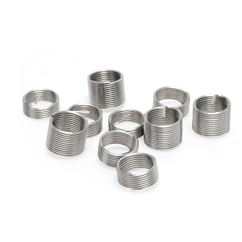 OEMTOOLS 25644 M14-1.25 Fix-A-Thread Spark Plug Saver Inserts Kit, Metric, Restores Damaged Threads for Automotive Repair, Includes Stainless Steel Inserts for High-Demand Applications - style: M14 Helical Inserts