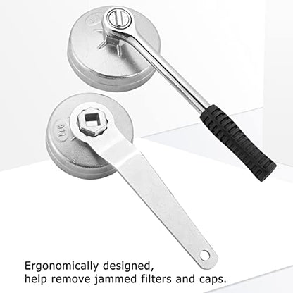 23PCS Oil Filter Removal Tool | Oil Filter Removal Cap Wrench Socket Tool Set 1/2" Automotive Removal Garage Tool