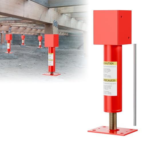 4x4 Screw Jack Post,Adjustable Floor Jack 12" - 16" Height Range,24700 lbs Max Load Capacity Lumber Jack,Temporary House Jacks for Leveling Crawlspace,Basement Shore Beam Foundation Repair(1 Pack) - color: 4x4-1 Pack